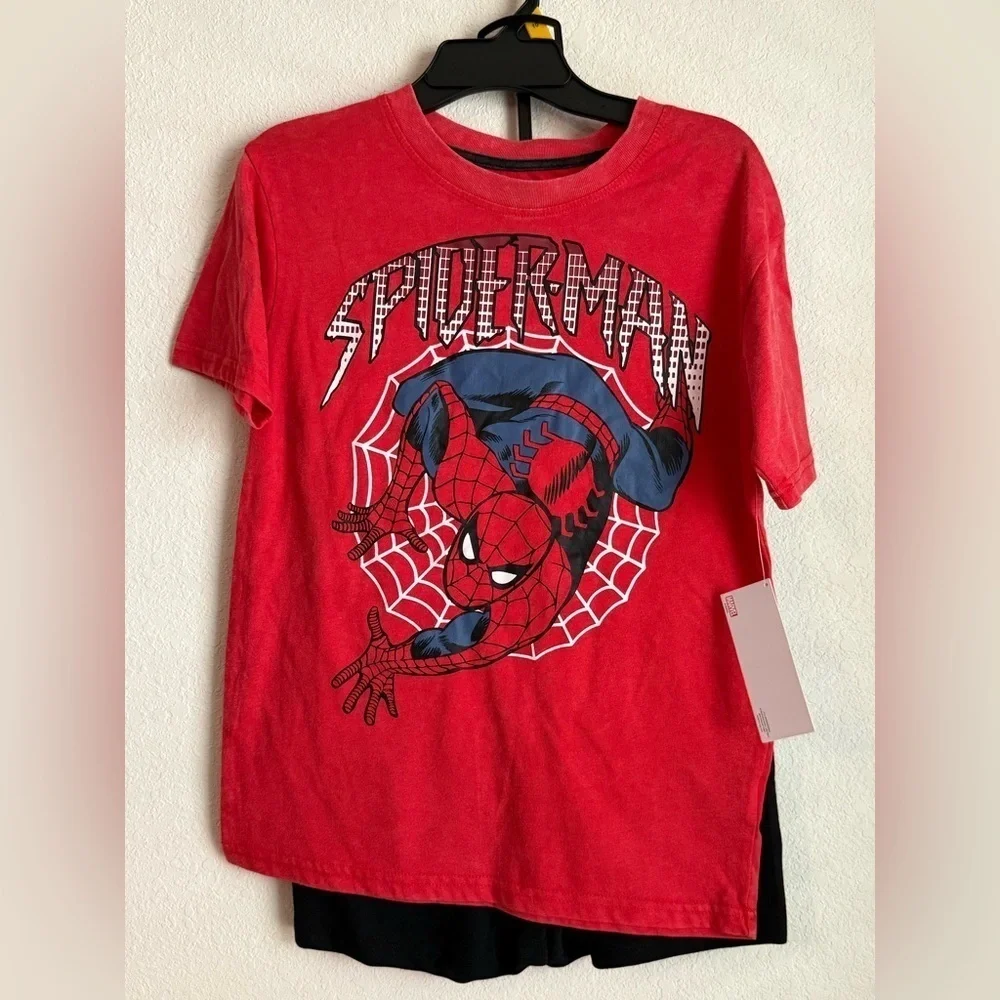 Marvel Red Spider-Man Kids Matching Set size 10 -NWT